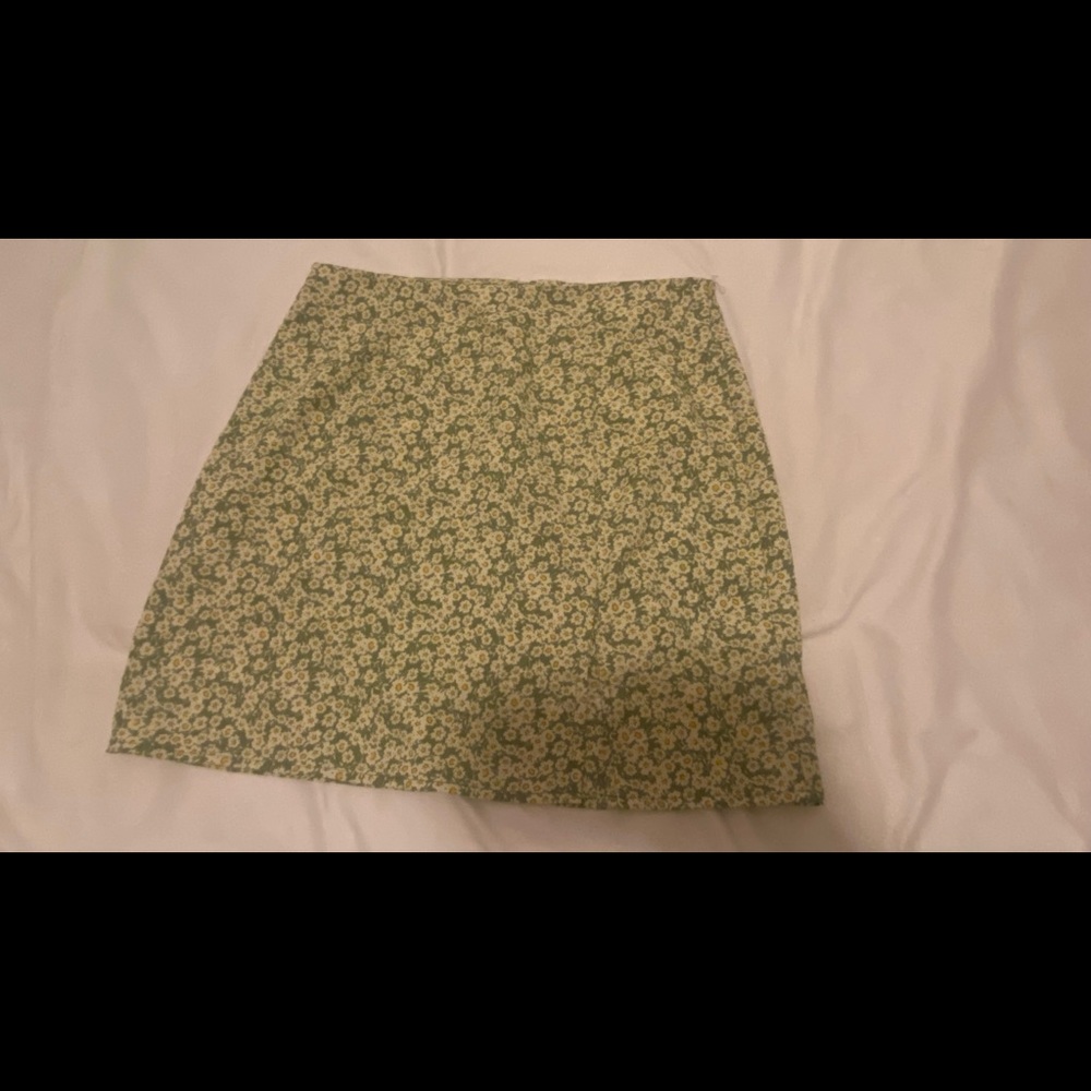 Green skirt